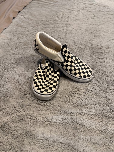 Vans checkerboard slip - checkerboard, slip-ons